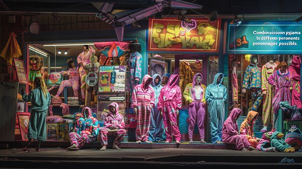 Combinaison pyjama : Les différents personnages possibles